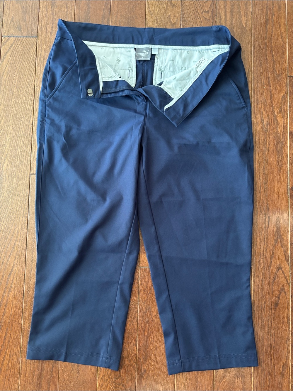PUMA Women’s Navy Performance Cropped Golf Pants